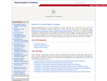 Tablet Screenshot of pramodgupta.com